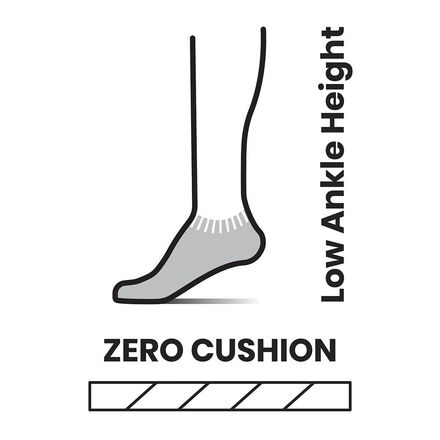 Smartwool - Run Zero Cushion Low Ankle Sock - Women's