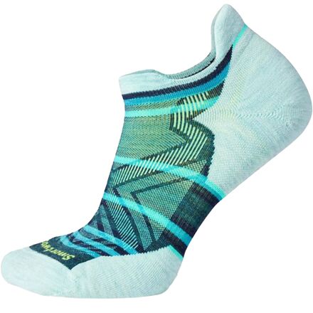 Smartwool - Run Targeted Cushion Stripe Low Ankle Sock - Women's - Twilight Blue