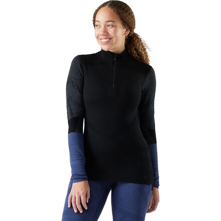 Intraknit Thermal Merino Colorblock 1/4-Zip Top - Women's