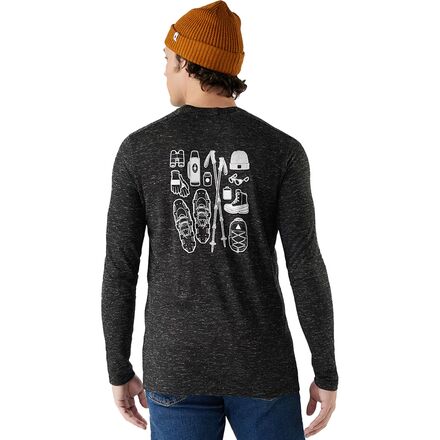 Merino Hemp Blend Gear Up LS Graphic T-Shirt - Men's
