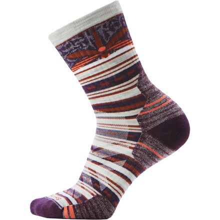 Hike Targeted Cushion Dragon Stitch Mid Crew Sock - Women's
