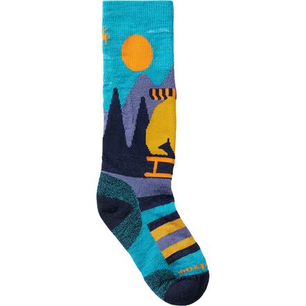 Ski Light Cushion Sleigh Bear OTC Sock - Kids'