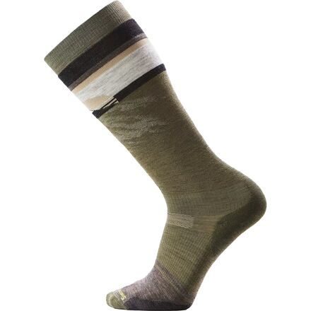 Snowboard Targeted Cushion Mountain Sunrise OTC Sock - Men's