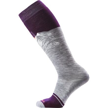 Snowboard Targeted Cushion Valley Sunset OTC Sock - Women's