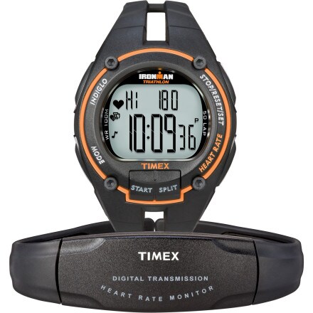 Timex - Ironman Road Trainer Digital Heart Rate Monitor - Full-Size 