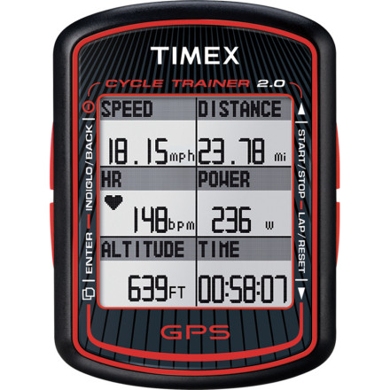 Timex - Cycle Trainer 2.0 Bike Computer with GPS and HRM