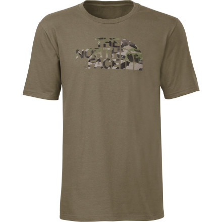 The North Face - Water Camo Logo T-Shirt - Short-Sleeve - Men's