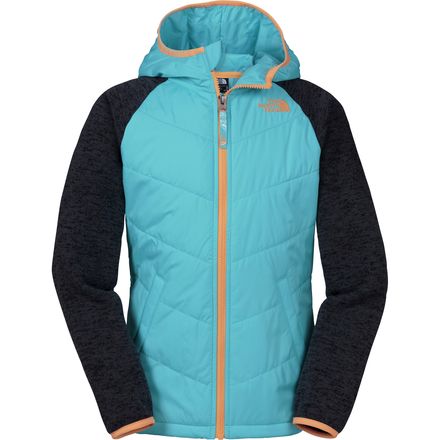 The North Face - Quilted Sweater Fleece Hoodie - Girls'
