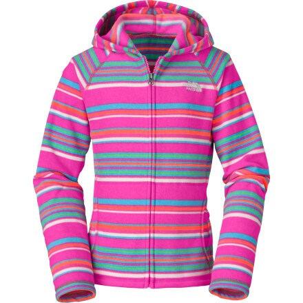 The North Face - Glacier Striped Full-Zip Hoodie - Girls'