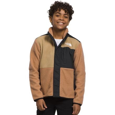 The North Face - Forrest Fleece Mashup Jacket - Boys' - Almond Butter