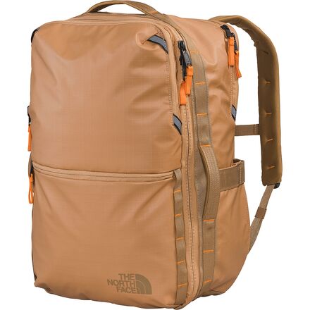 The North Face - Base Camp Voyager L Daypack - Almond Butter/Utility Brown/Mandarin