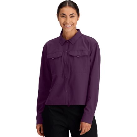 The North Face - First Trail UPF Long-Sleeve Shirt - Women's - Black Currant Purple