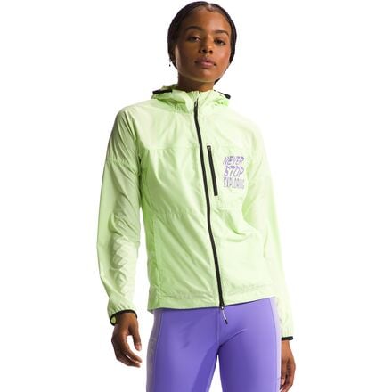 The North Face - Higher Run Wind Jacket - Women's - Astro Lime