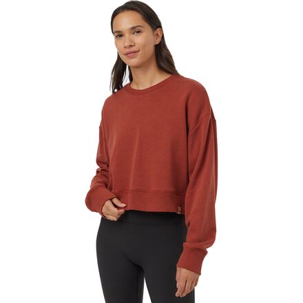 TreeFleece Oversized Cropped Crew Sweatshirt - Women's