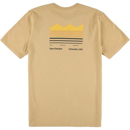 Topo Designs - Strata Map T-Shirt - Men's - Tan
