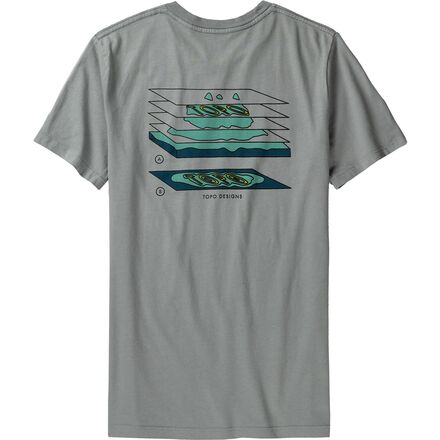 Topo Designs - Geographic Short-Sleeve T-Shirt - Men's - Gray