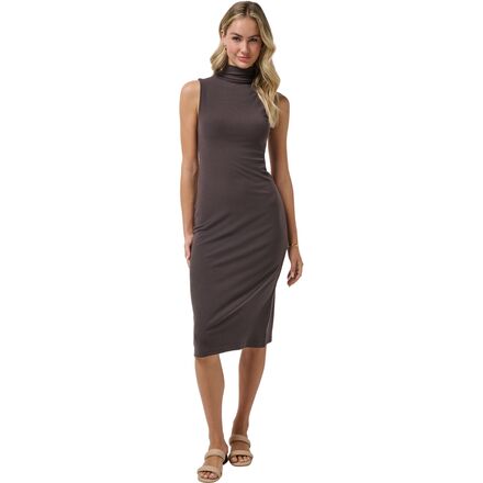 Cloud Rib Mock Neck Dress - Women's