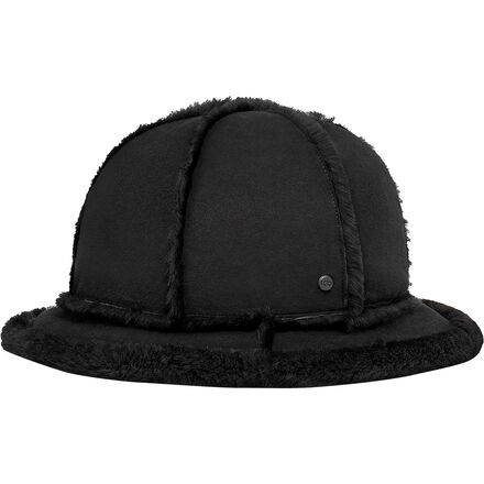 UGG - Sheepskin Spill Seam Bucket Hat - Women's - Black