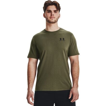 Under Armour - Sportstyle Left Chest Short-Sleeve Shirt - Men's - Marine OD Green/Black