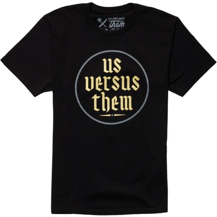 Us vs. Them - BlackLetter T-Shirt - Short-Sleeve - Men's