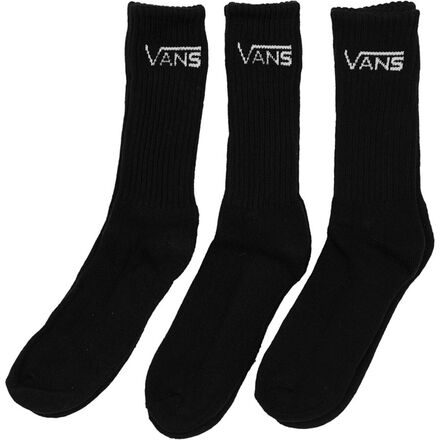 Vans - Classic Crew Sock - 3-Pack - Men's - Black