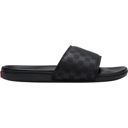 Vans - La Costa Slide-On Sandal - Men's - (Checkerboard) Black/Black