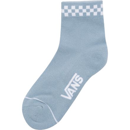 Vans - Peek-A-Check Crew Sock - Women's - Dusty Blue