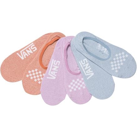 Vans - Classic Heathered Canoodle Sock - 3-Pack - Women's - Dusty Blue