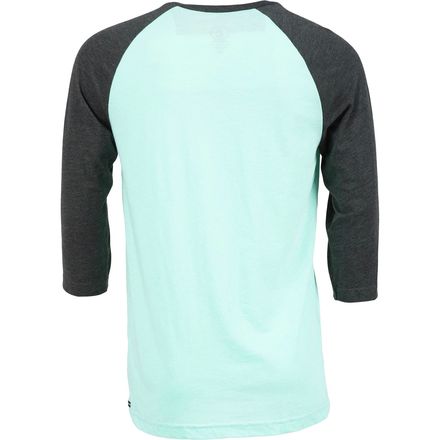 Volcom - Heather Staple Raglan T-Shirt - 3/4-Sleeve - Men's