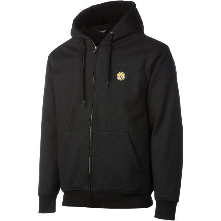 Volcom - EDS Sherpa-Lined Full-Zip Hoodie - Men's