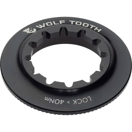 Wolf Tooth Components - Centerlock Rotor Lockring - Internal Spline - Black