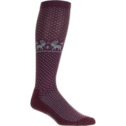 Woolrich - Novelty Merino Knee Hi Deer Sock - Women's