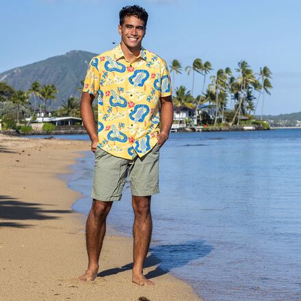 Western Aloha - Recycled Surfboard Aloha Shirt - Men's