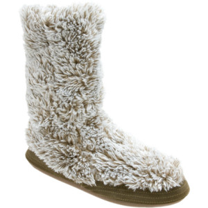 Acorn Boa Bootie Slipper Girls