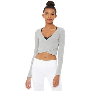 ALO YOGA Amelia Luxe Long-Sleeve Crop Top - Women's