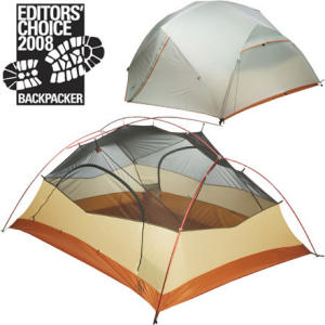 Big Agnes Copper Spur UL3 Ultra Light Tent: 3-Person 3-Season 
