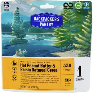 Backpacker's Pantry Peanut Butter & Raisin Oatmeal