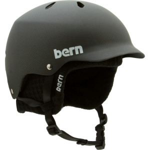 Bern Carbon Fiber Watts EPS Visor Helmet wKnit Liner