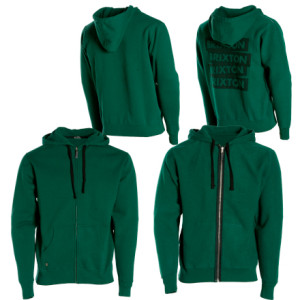 Brixton Malice Full-Zip Hooded Sweatshirt - Men's