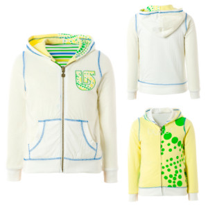 Burton Candy Cane Reversible Full-Zip Hooded Sweatshirt - Girls'