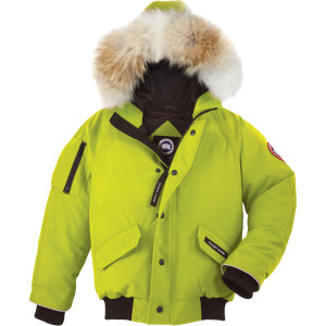 lime green canada goose jacket