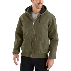 Carhartt Sandstone Quilted Flannel-Lined Active Jacket - Men's