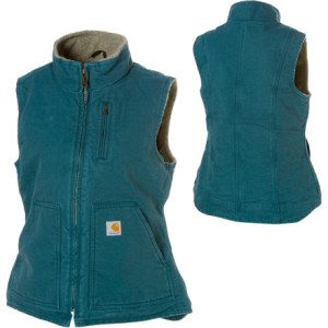 Carhartt Sandstone Mock-Neck Sherpa Lined Vest - Women's