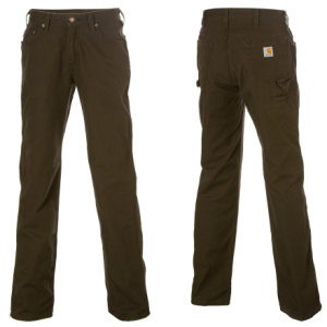 Carhartt Relaxed-Fit Canvas Carpenter Straight-Leg Denim Pant - Women's