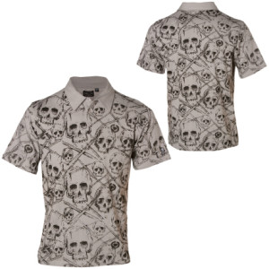 C1RCA Skull Sketch Polo Shirt - Men's