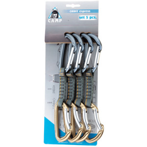 CAMP USA Orbit Express Nylon Quickdraw - 5 Pack