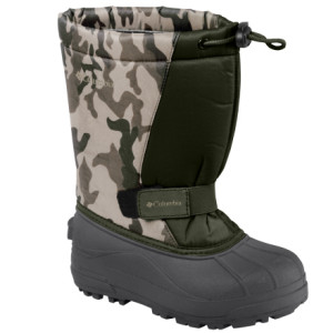 Columbia Powderbug Camo Boot - Boys'