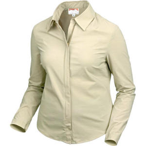 Contourwear Zip Up Blouse Long-Sleeve - Women's