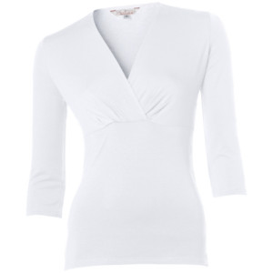 Contourwear Wrap Top - 3/4-Sleeve - Women's