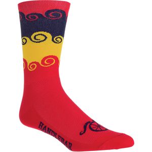 DeFeet Handlebar Mustache 6in Sock